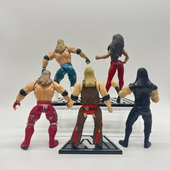 WWE Jakks Pacific Wrestling Figure Lot Of 5 Hawk Michaels Undertaker Jacqueline - Picture 3 of 3